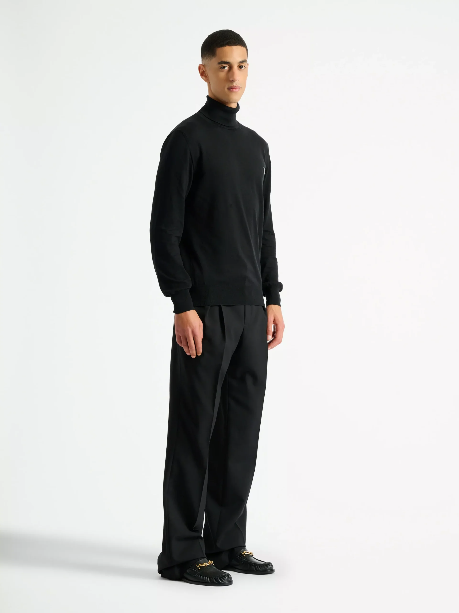 PB turtleneck jumper in cotton and silk