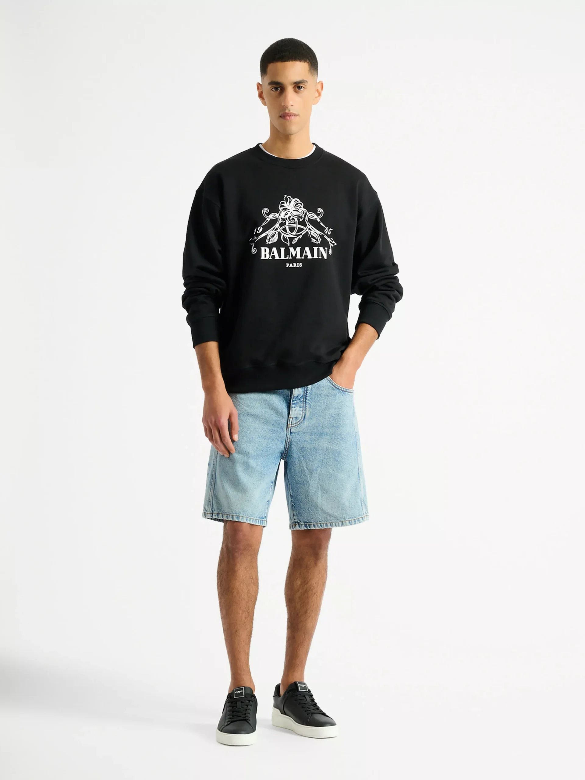 Printed Balmain Vine sweatshirt