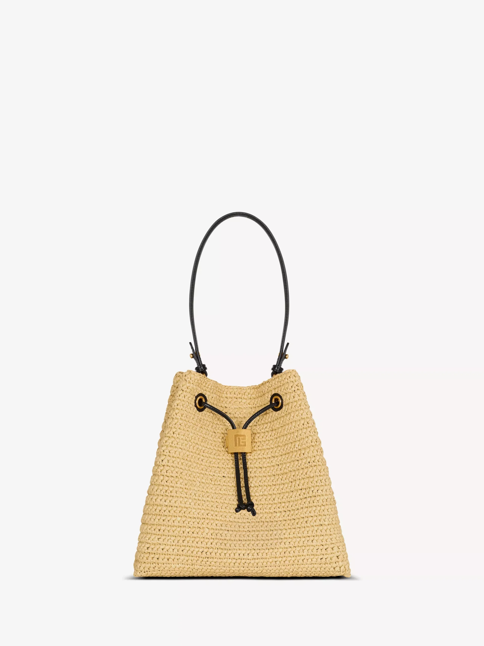 Pulse crochet and leather backpack