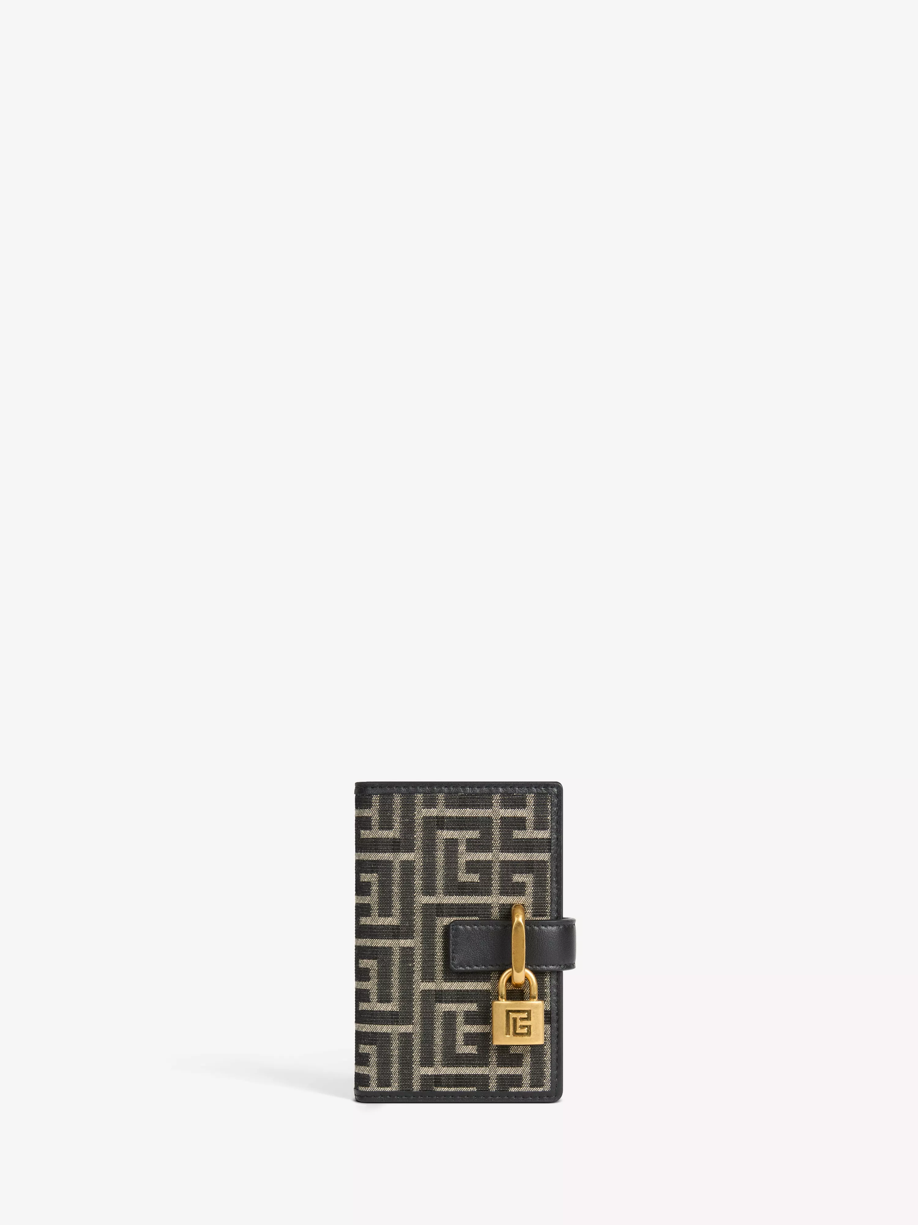 Pulse Holder monogram jacquard card holder