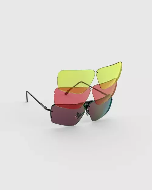 RIACT A.I.™ Edge Frame & 3 Lens Kit – Matte Black