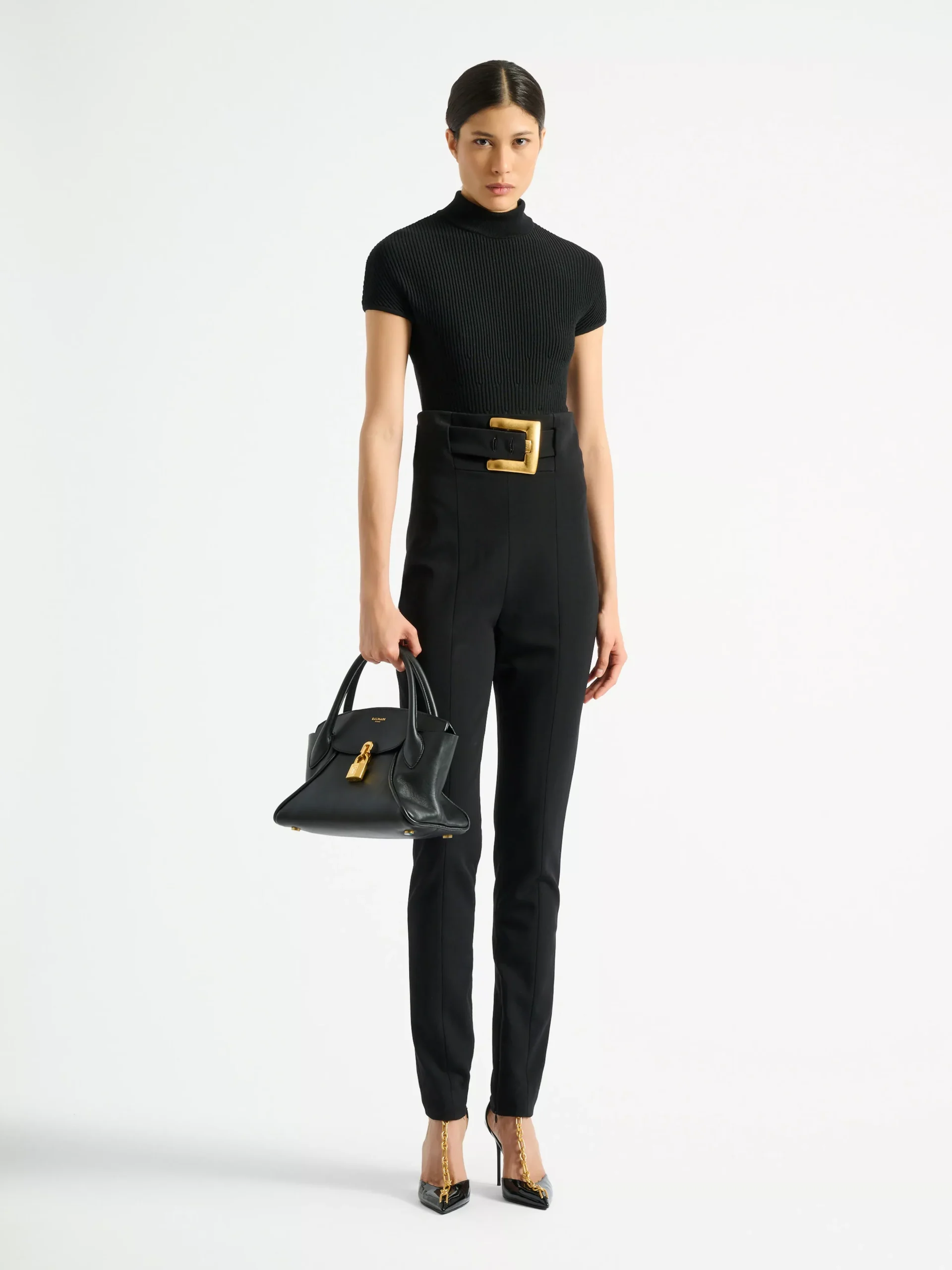 Ribbed knit bodysuit