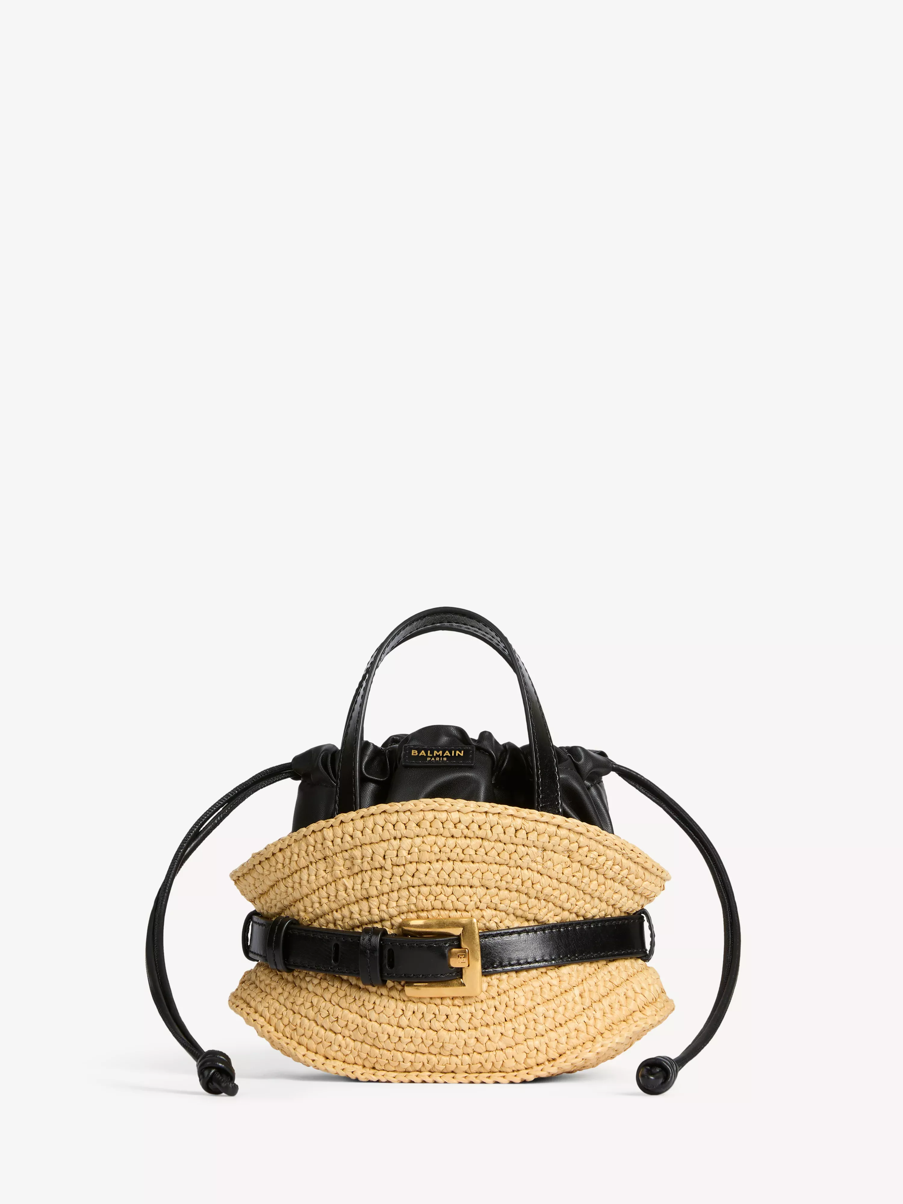 Shuffle Mini bag in raffia