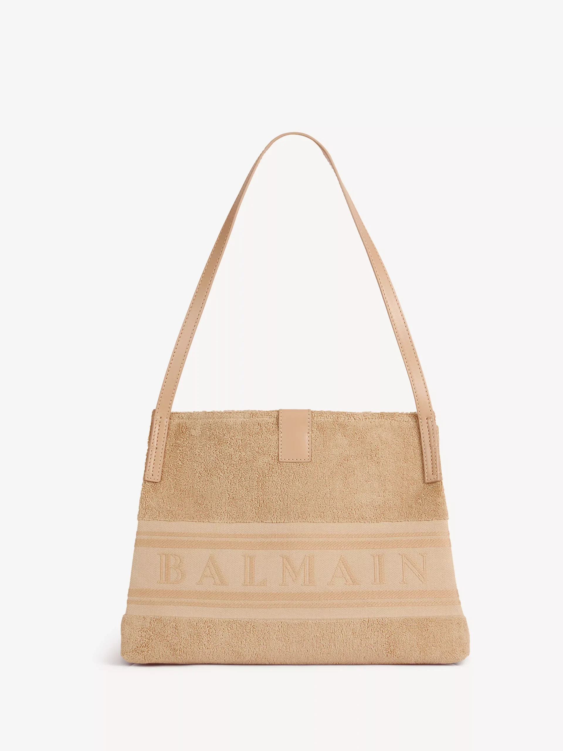 Small Release tote bag in cotton bouclé