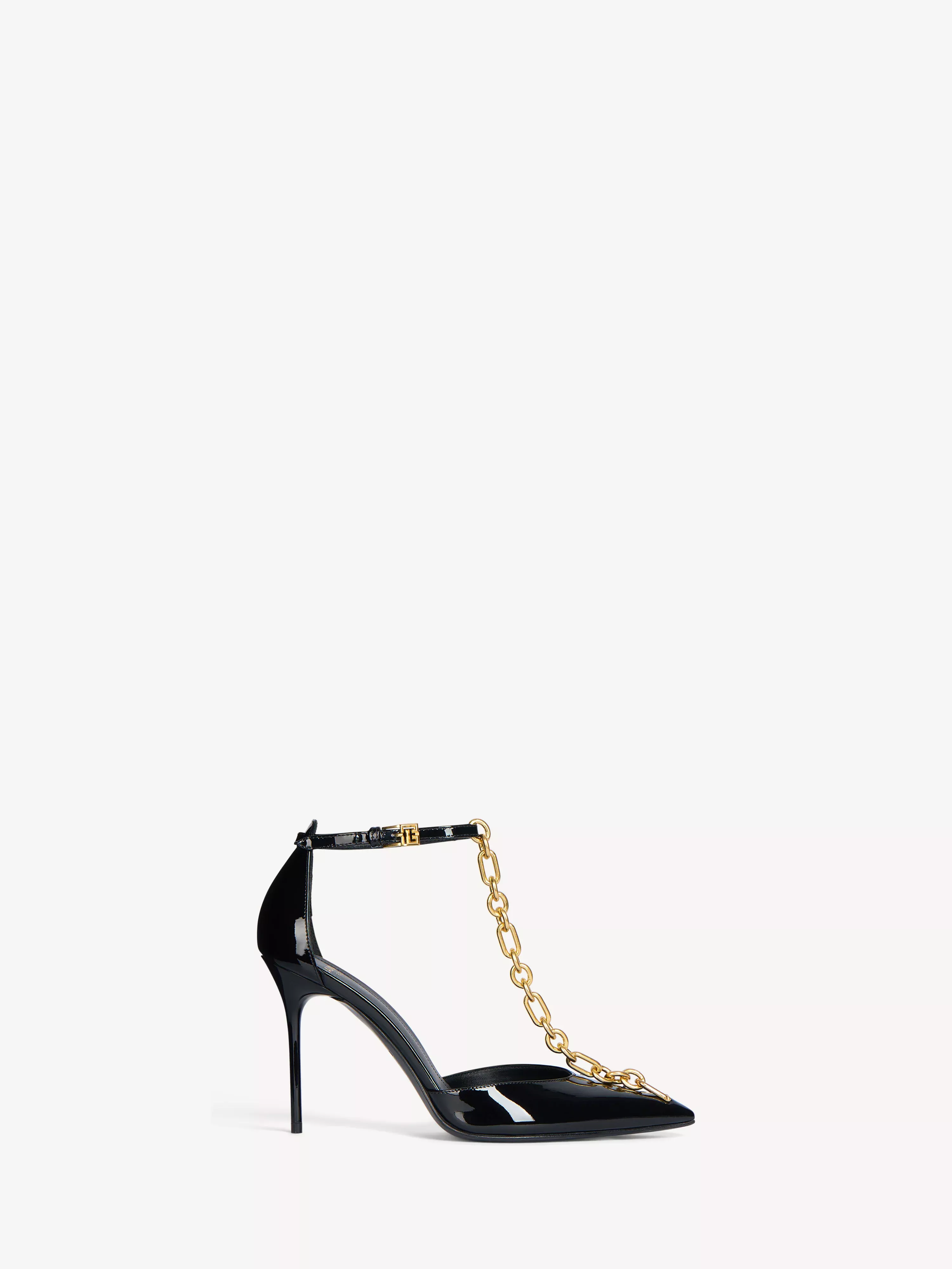 Sync patent leather stilettos