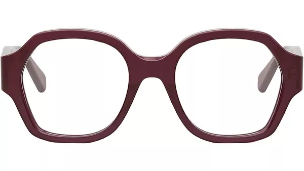 Triomphe Milky Bordeaux Geometric Eyeglasses