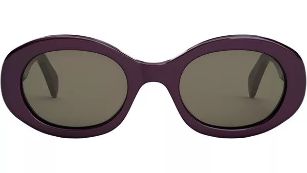 Triomphe Purple Oval Sunglasses