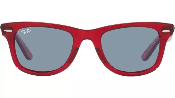 Wayfarer RB2140 661456 transparent red
