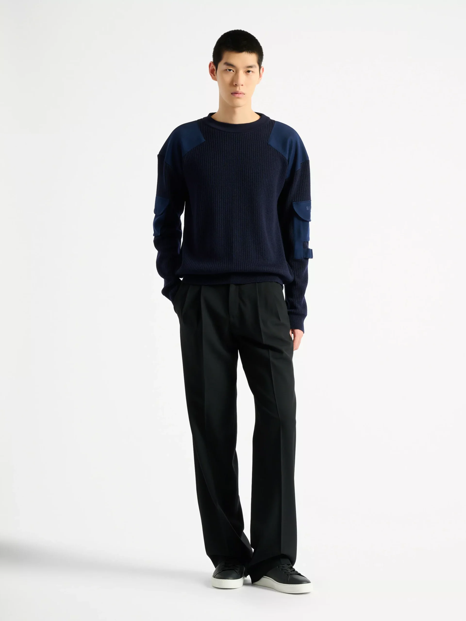 Wool Balmain Vintage Utility jumper